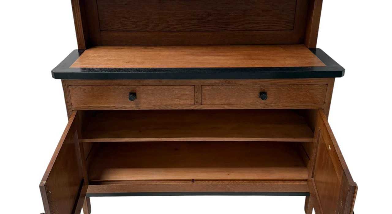 Art Deco Modernist Credenza or Sideboard by H. Fels for L.O.V. Oosterbeek